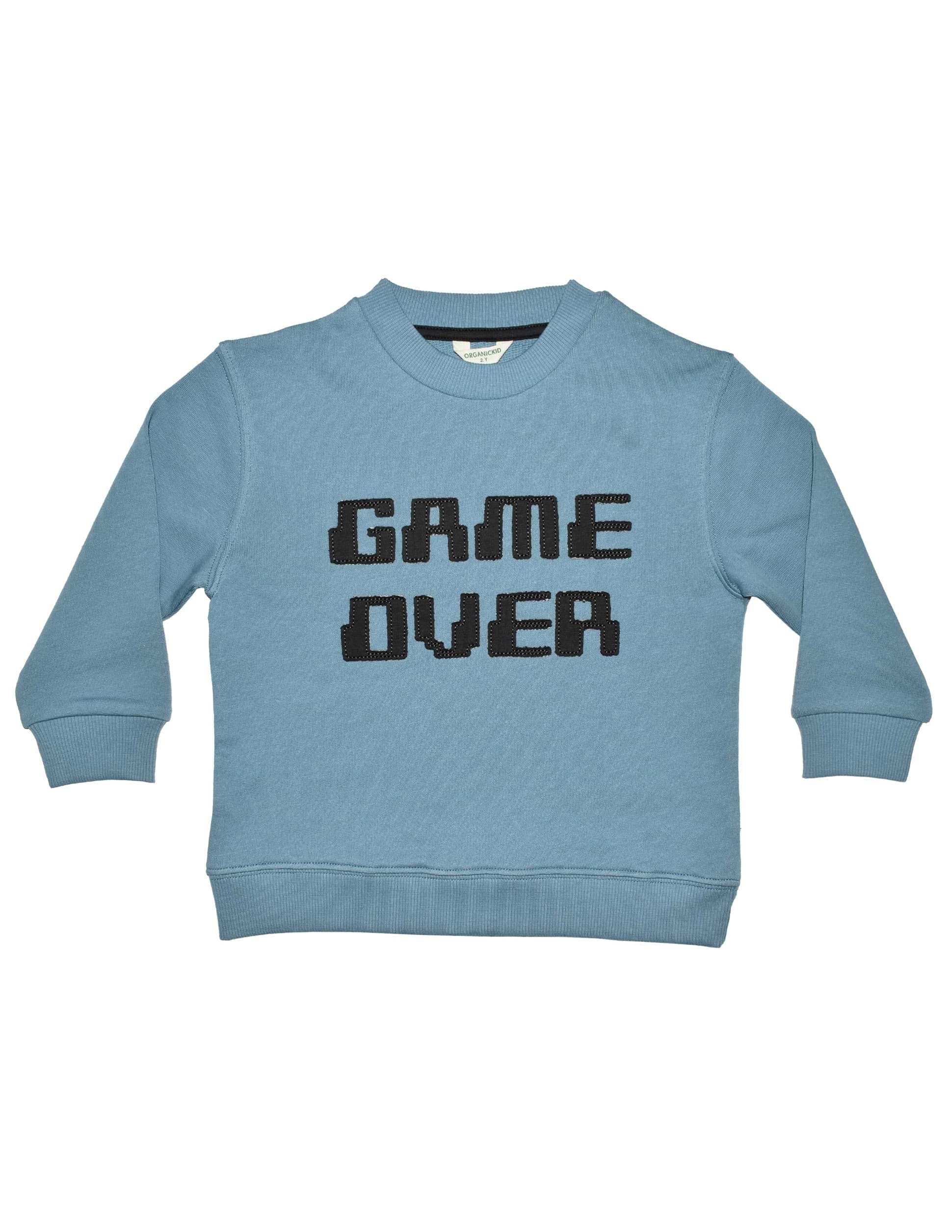 Gamer Erkek Çocuk Mavi Sweatshirt resmi